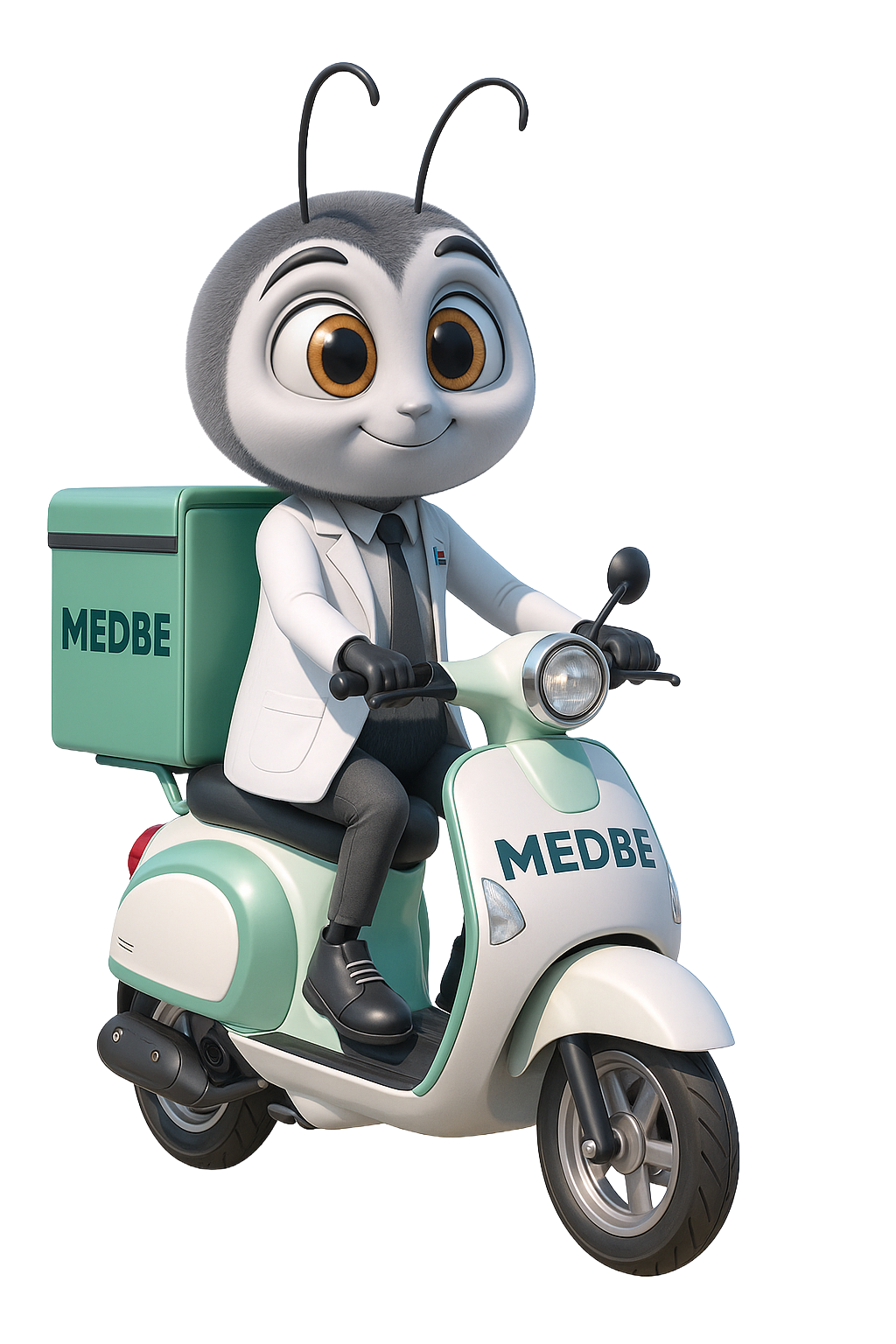 MedBe Delivery Mascot